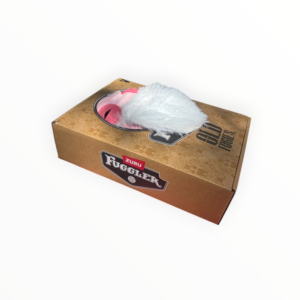 Zuru Fuggler Old Fogies Pink Plush Monster White Beard 15750G New in Box - Picture 2 of 5